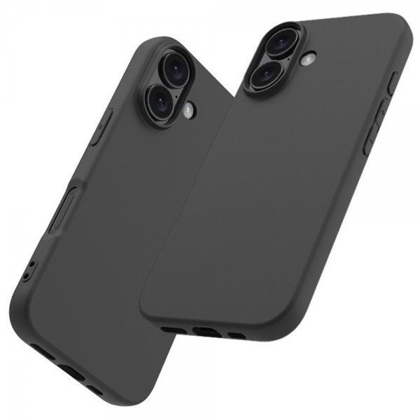 Nordic Covers iPhone 16 Plus Cover Feather Series Raven Black
