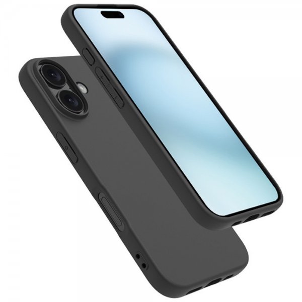 Nordic Covers iPhone 16 Plus Cover Feather Series Raven Black