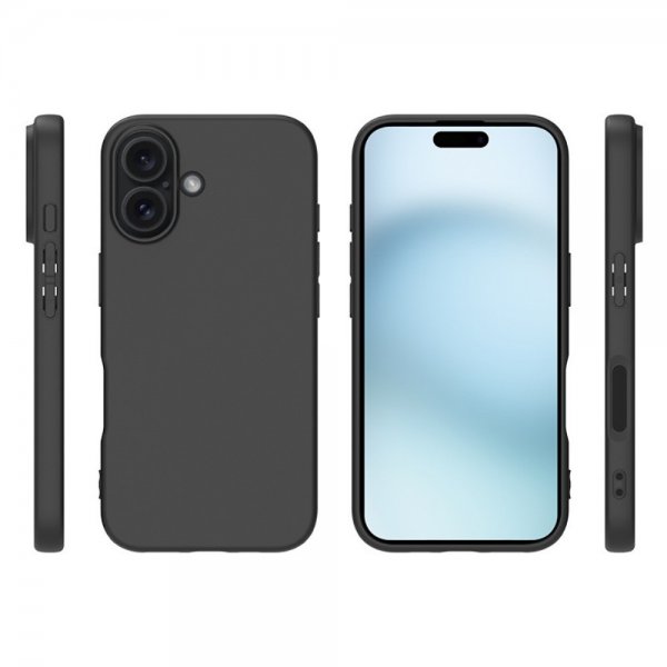 Nordic Covers iPhone 16 Plus Cover Feather Series Raven Black