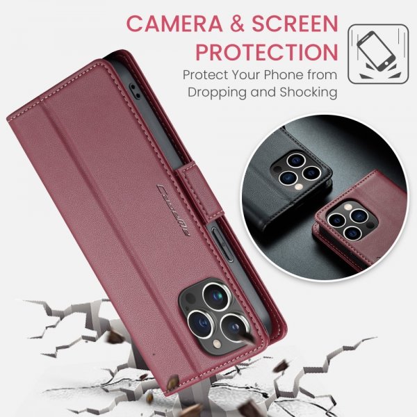 CaseMe iPhone 16 Pro Cover 023 Series Rød