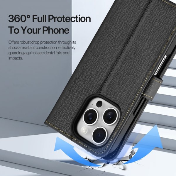 Dux Ducis iPhone 16 Pro Cover 2-i-1 Lawa Series MagSafe Sort