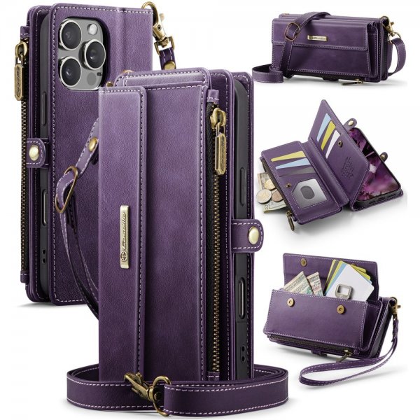CaseMe iPhone 16 Pro Cover C39 Serie Lilla