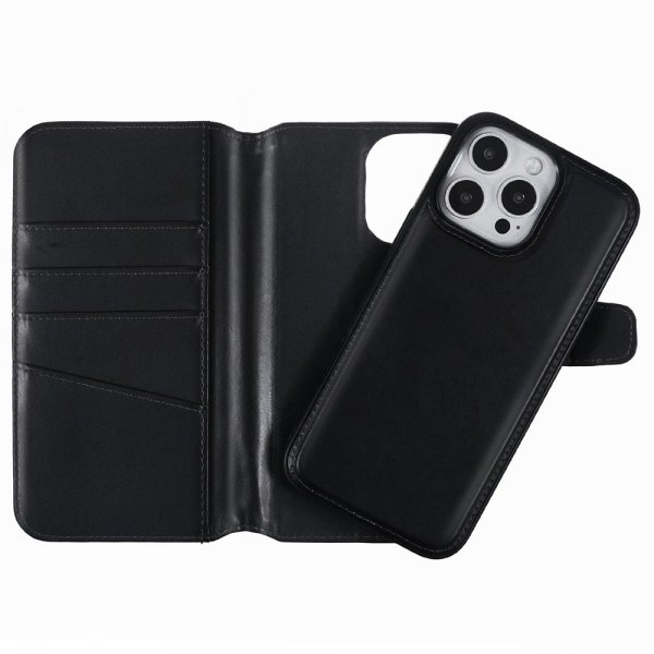 Nordic Covers iPhone 16 Pro Cover MagLeather Raven Black