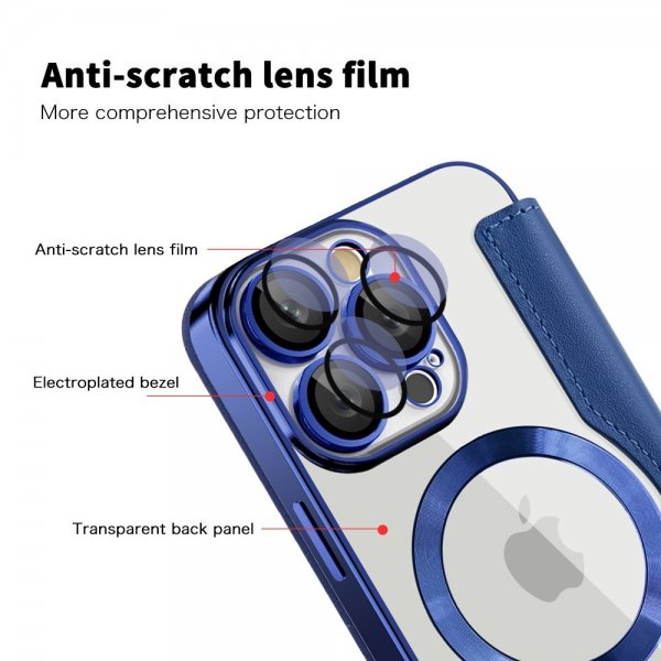iPhone 16 Pro Cover MagSafe Blå