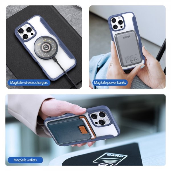 Dux Ducis iPhone 16 Pro Cover Skin X Pro Series MagSafe Blå