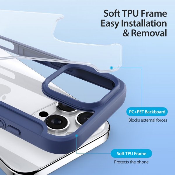 Dux Ducis iPhone 16 Pro Cover Skin X Pro Series MagSafe Blå