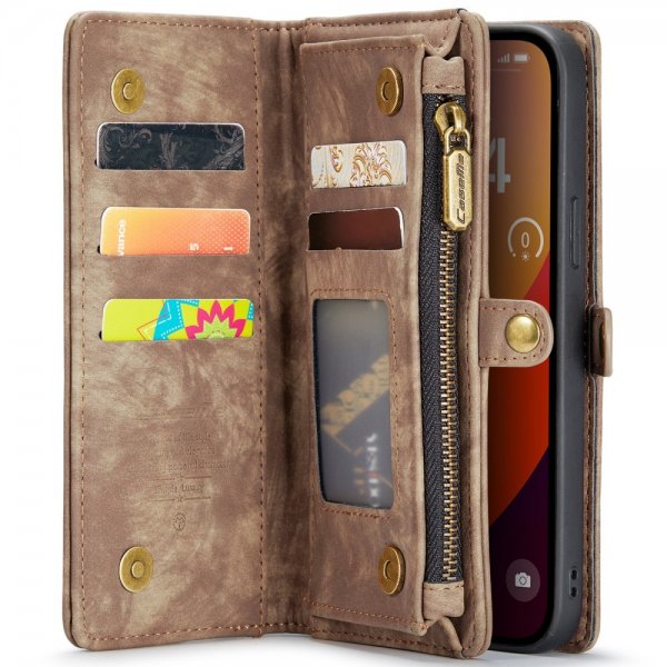 CaseMe iPhone 16 Pro Max Etui 008 Series Aftageligt Cover Brun