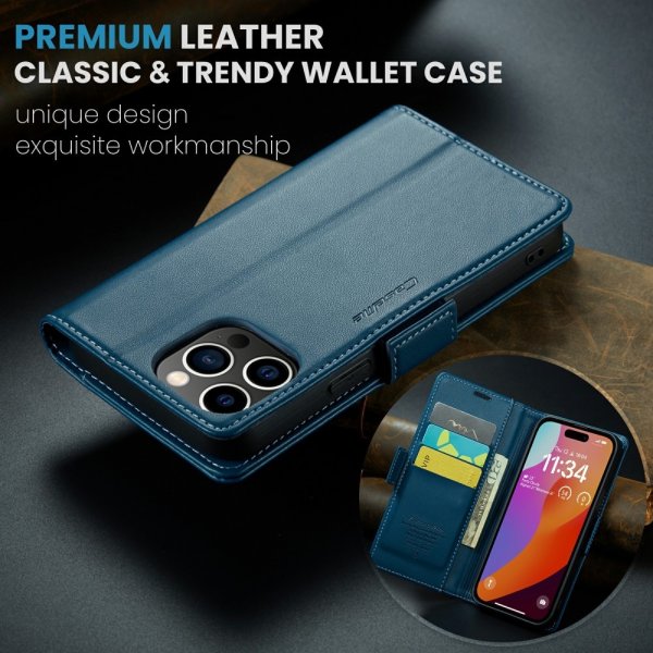 CaseMe iPhone 16 Pro Max Cover 023 Series Blå