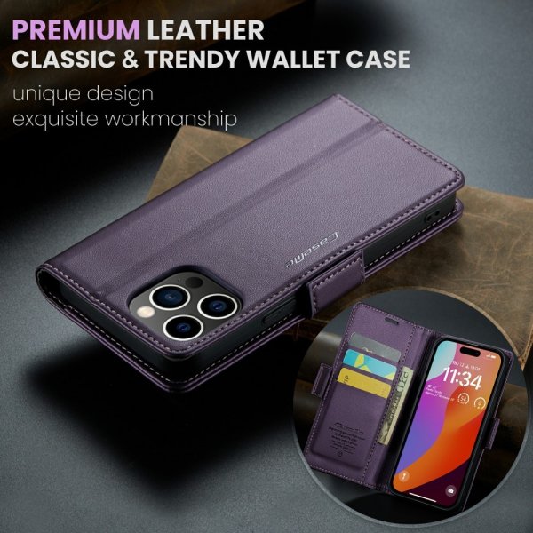 CaseMe iPhone 16 Pro Max Cover 023 Series Lilla