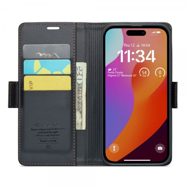 CaseMe iPhone 16 Pro Max Etui 023 Series Sort