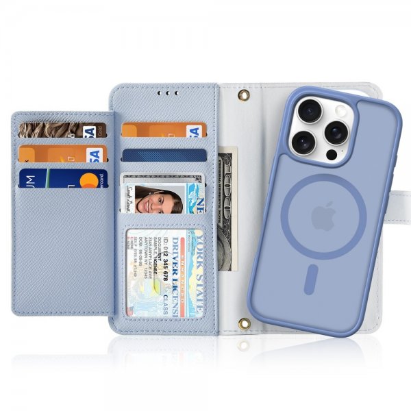 Dux Ducis iPhone 16 Pro Max Cover 2-i-1 Lawa Series MagSafe Blå