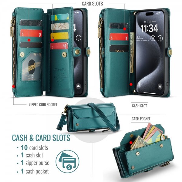 CaseMe iPhone 16 Pro Max Cover C36 Series Grøn