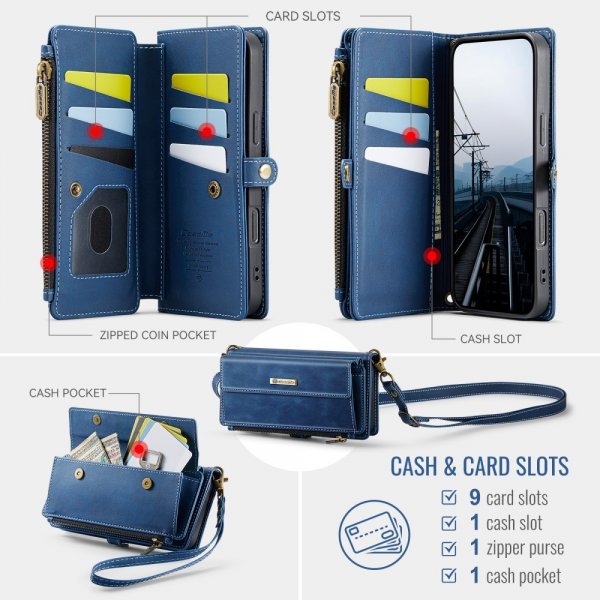 CaseMe iPhone 16 Pro Max Cover C39 Series Blå
