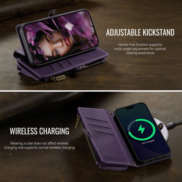CaseMe iPhone 16 Pro Max Cover C39 Series Lilla