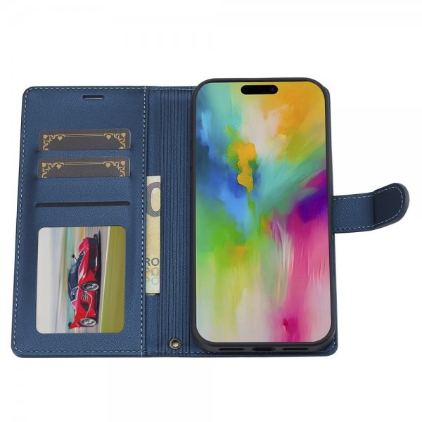 Lc.Imeeke iPhone 16 Pro Max Etui med Aftagelig Skal L2 Series MagSafe Blå