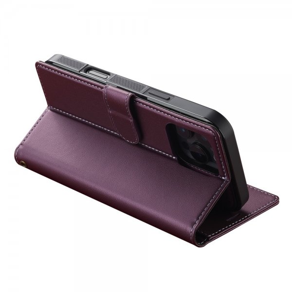 Lc.Imeeke iPhone 16 Pro Max Etui med Aftageligt Cover L2 Series MagSafe Lilla
