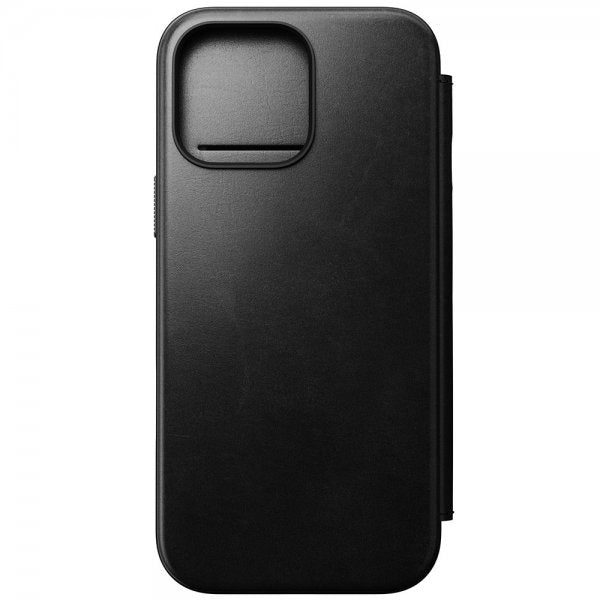 Nomad iPhone 16 Pro Max Cover Modern Læder Folio Horween Sort