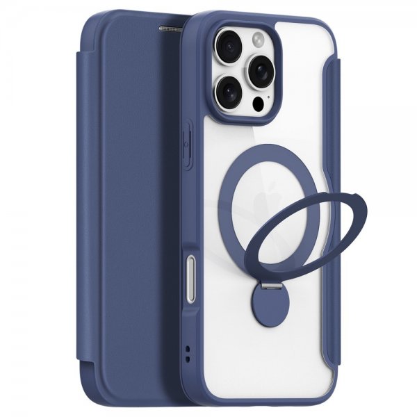 Dux Ducis iPhone 16 Pro Max Cover Skin X Pro Series Kickstand MagSafe Blå