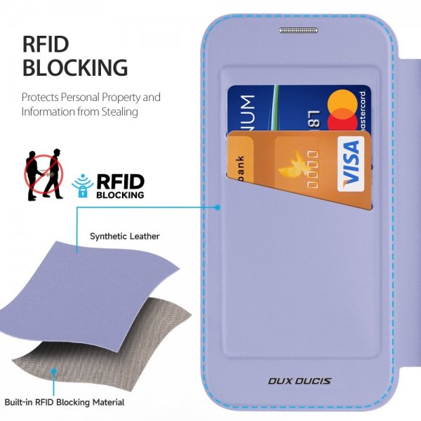 Dux Ducis iPhone 16 Pro Max Cover Skin X Pro Series Kickstand MagSafe Lilla