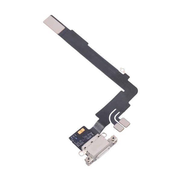 iPhone 16 Pro Max Opladerstik Flexkabel Original - Hvid