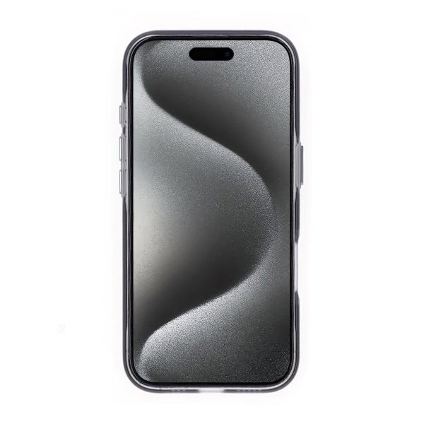 Rvelon iPhone 16 Pro Max Cover Bølget MagSafe Sort
