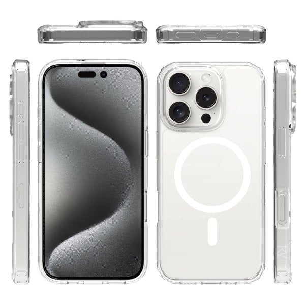 Rvelon iPhone 16 Pro Max Cover TPU MagSafe Transparent