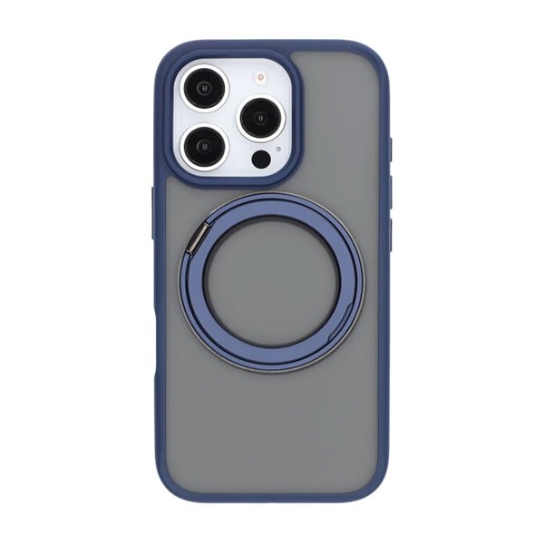 iPhone 16 Pro Max Cover Roterbart MagSafe Stativ Blå