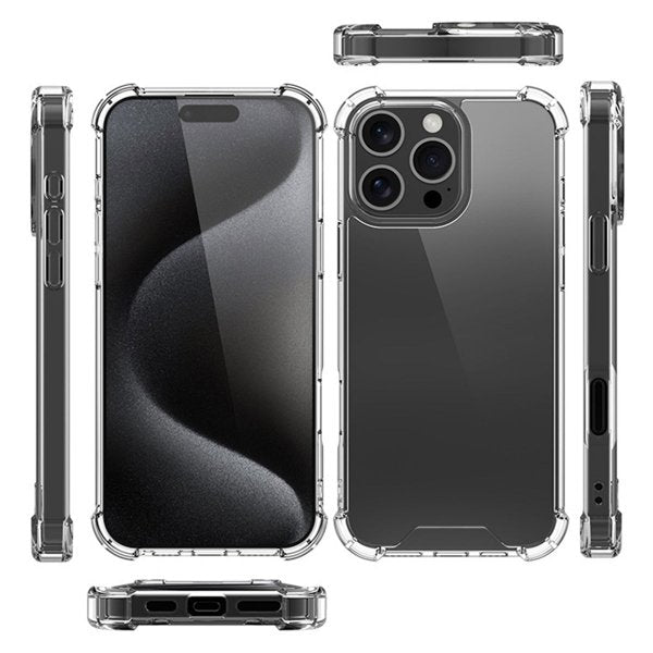 iPhone 16 Pro Max Cover Stødsikkert Transparent