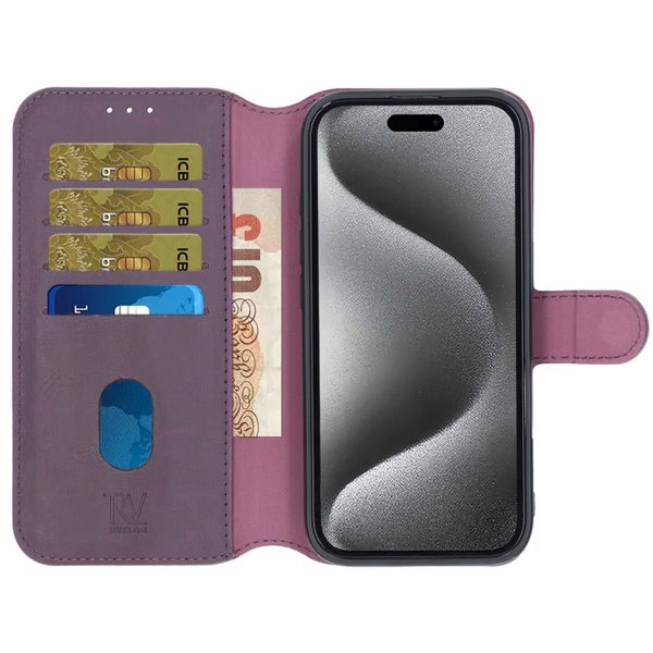 Rvelon iPhone 16 Pro Max Cover Magnetisk Aftagelig Skal Lilla