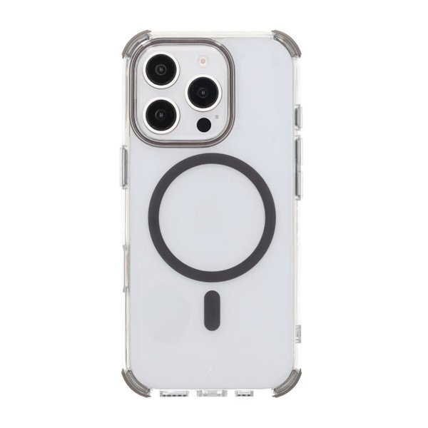 Rvelon iPhone 16 Pro Max Cover Stødsikkert MagSafe Grå