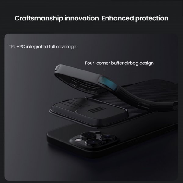 Nillkin iPhone 16 Pro Max Cover CamShield Pro MagSafe Sort