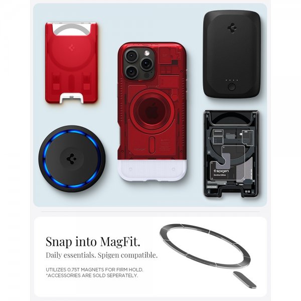 Spigen iPhone 16 Pro Max Cover Classic C1 MagFit Ruby