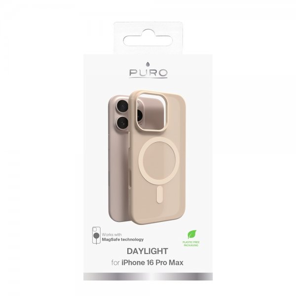 Puro iPhone 16 Pro Max Cover Daylight MagSafe Beige