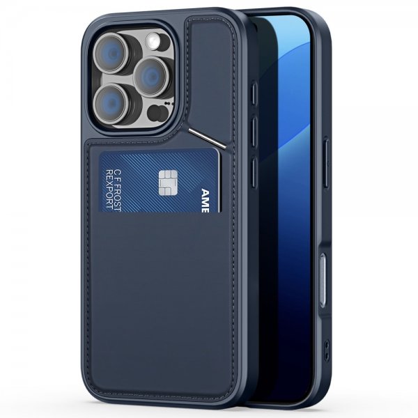 Dux Ducis iPhone 16 Pro Max Cover Rafi II Series MagSafe Blå