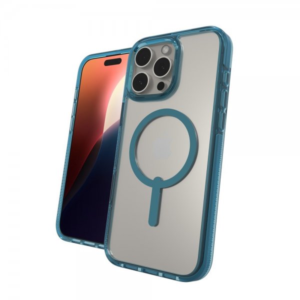 ZAGG iPhone 16 Pro Max Cover Santa Cruz Snap Retro Blue