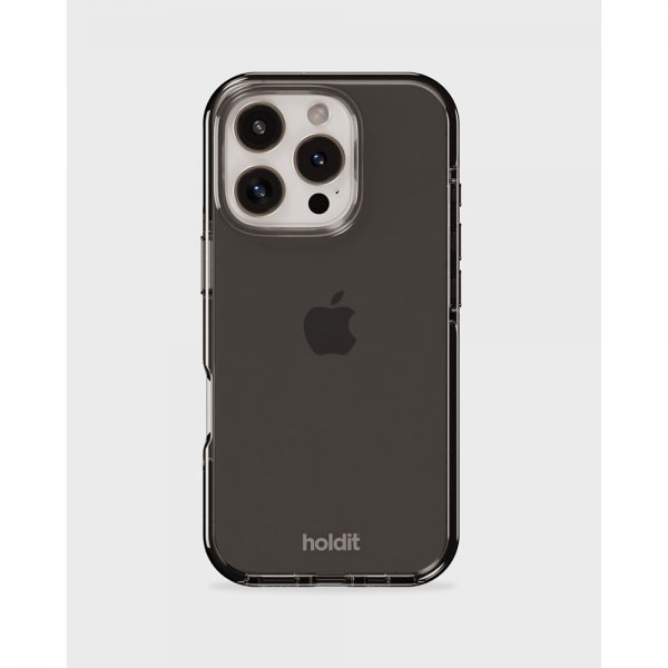 holdit iPhone 16 Pro Max Cover Seethru Sort