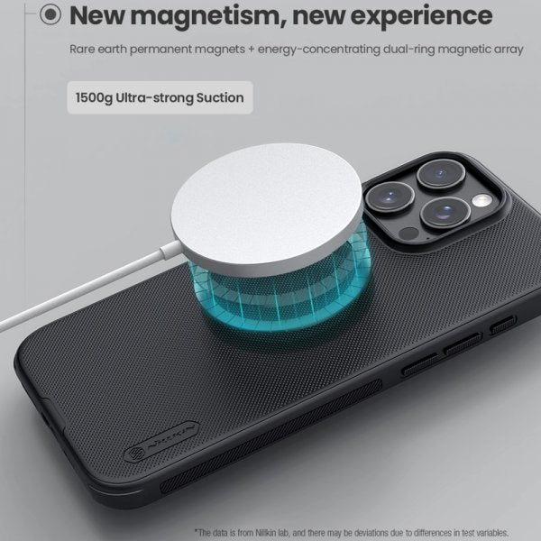 Nillkin iPhone 16 Pro Max Cover Super Frosted Shield Pro MagSafe Blå