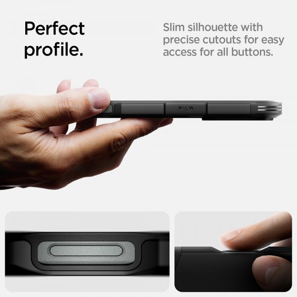 Spigen iPhone 16 Pro Max Cover Tough Armor MagFit Sort