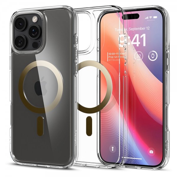 Spigen iPhone 16 Pro Max Cover Ultra Hybrid MagFit Guld