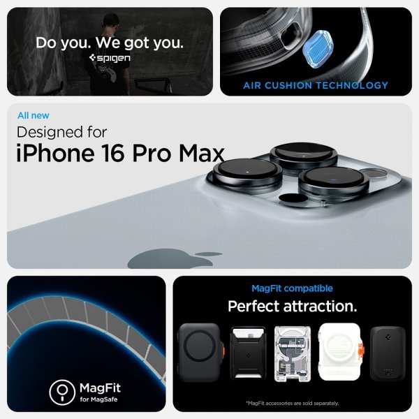 Spigen iPhone 16 Pro Max Cover Ultra Hybrid Neo One MagFit
