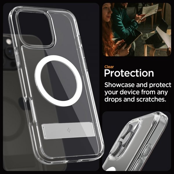 Spigen iPhone 16 Pro Max Cover Ultra Hybrid S MagFit Crystal Clear