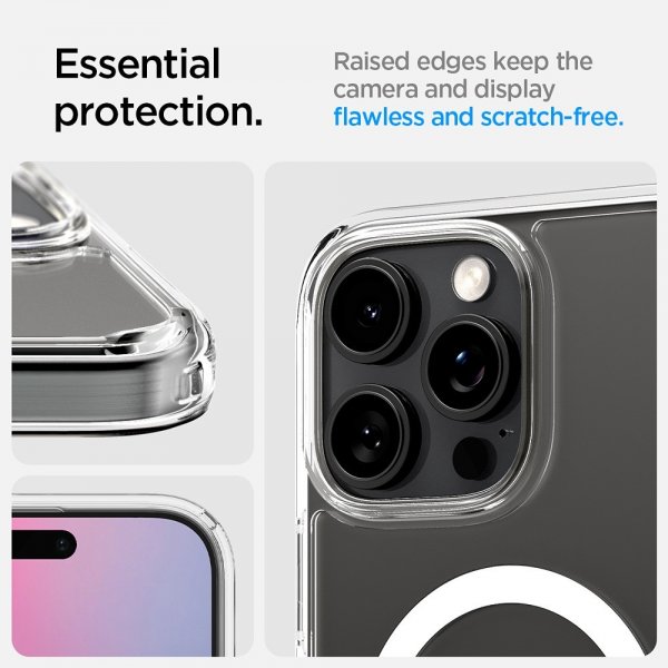 Spigen iPhone 16 Pro Max Cover Ultra Hybrid T MagFit Clear White