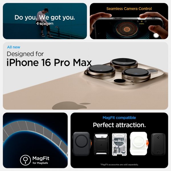 Spigen iPhone 16 Pro Max Cover Ultra Hybrid T MagFit Graphite