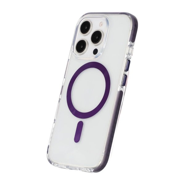 iPhone 16 Pro Cover Stødsikker MagSafe Lilla