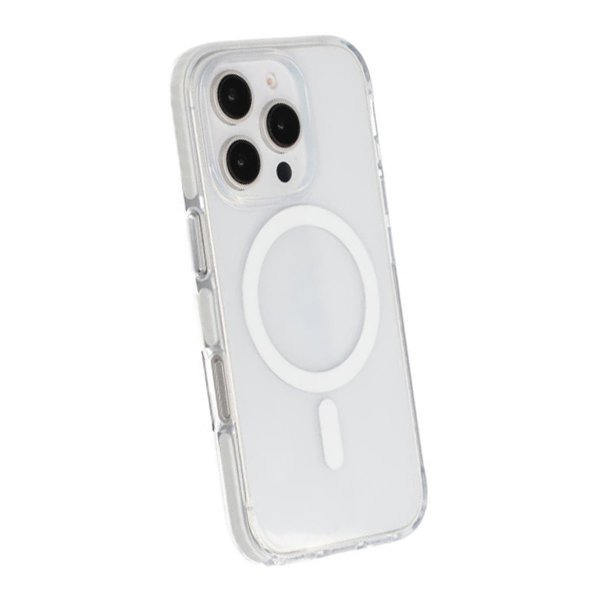 iPhone 16 Pro Cover Stødsikkert MagSafe Hvidt