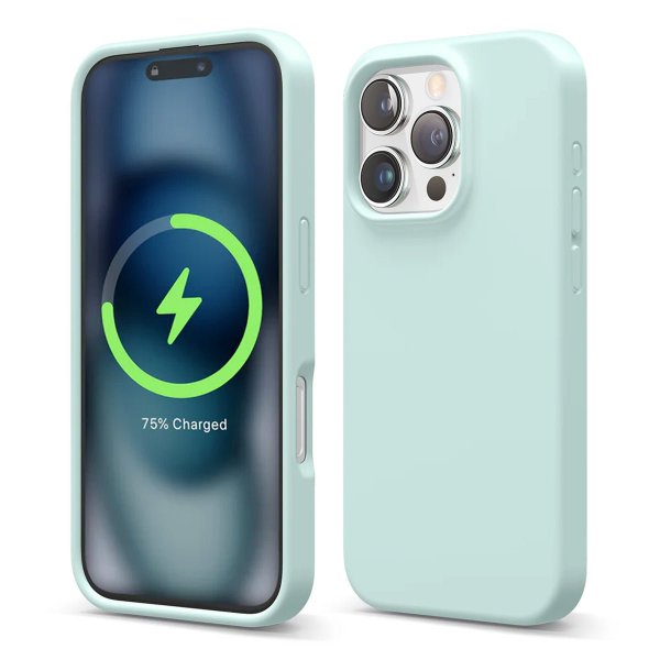 Rvelon iPhone 16 Pro Cover Silikone MagSafe Grøn