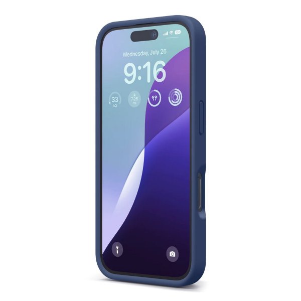 Rvelon iPhone 16 Pro Cover Silikone Blå