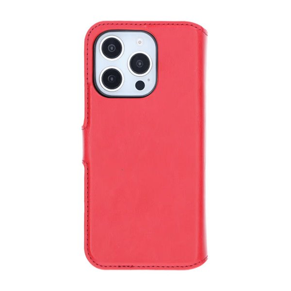 Rvelon iPhone 16 Pro Cover Magnetisk Aftagelig Skal Rød