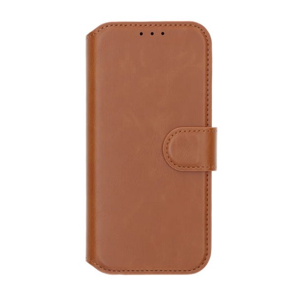 Rvelon iPhone 16 Pro Cover 4 Kortrum MagSafe Brun