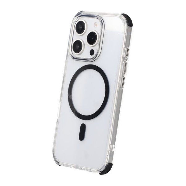 Rvelon iPhone 16 Pro Cover Stødsikkert MagSafe Sort